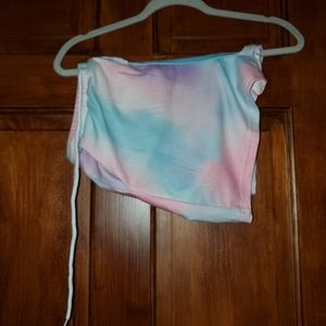 Tie dye shorts